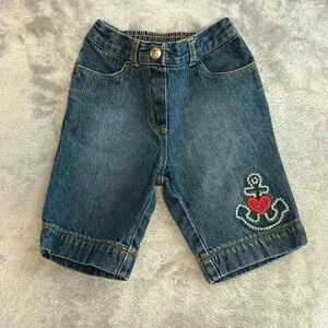 Gymboree - wide  leg pull on jeans. Size 6-12 months